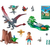 PLAYMOBIL Dinos Estación de observación para Dimorphodon, Juegos de construcción 