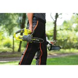 Ryobi RY18CS20A-0, Motosierra verde/Negro