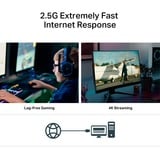 TP-Link TX201 adaptador y tarjeta de red Interno Ethernet 2500 Mbit/s, Adaptador de red Interno, Alámbrico, PCI Express, Ethernet, 2500 Mbit/s, Negro, Gris