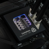 Thermal Grizzly DeltaMate CPU Block - MPII 1851, Disipador de CPU negro/Plateado