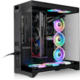 Thermaltake CTE E550 TG, Cajas de torre negro