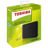 Toshiba Canvio Ready 2 TB, Externo, Unidad de disco duro negro, 2000 GB, 2.5", 3.2 Gen 1 (3.1 Gen 1), Negro