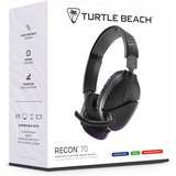 Turtle Beach Recon 70 Negro PlayStation Auriculares Multiplataforma para Juegos PS5, PS4, Xbox Series X|S, Xbox One, PC y Mobile, Auriculares para gaming negro, PS4, Xbox Series X|S, Xbox One, PC y Mobile, Alámbrico, 20 - 20000 Hz, Juego, Auriculares, Negro