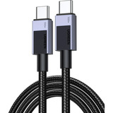 UGREEN Cable de carga rápida USB-C a USB-C 100W PD 3.0 negro