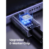 UGREEN Cable de carga rápida USB-C a USB-C 100W PD 3.0 negro