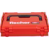 fischer L-BOXX FLB 102, vacío, Caja de herramientas rojo/Negro