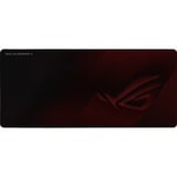 ASUS ROG Strix Scabbard II Alfombrilla de ratón para juegos Negro, Rojo, Almohadilla de ratón para juegos negro/Rojo oscuro, Negro, Rojo, Imagen, Tela, Caucho, Base antiderrapante, Alfombrilla de ratón para juegos
