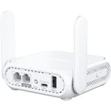 ASUS RT-BE58 Go router inalámbrico 2.5 Gigabit Ethernet Doble banda (2,4 GHz / 5 GHz) Blanco, Router WIRELESS LTE blanco, Wi-Fi 7 (802.11be), Doble banda (2,4 GHz / 5 GHz), Ethernet, Blanco, Enrutador portátil