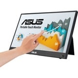ASUS ZenScreen MB16AHT pantalla para PC 39,6 cm (15.6") 1920 x 1080 Pixeles Full HD Pantalla táctil Negro, Monitor LED negro, 39,6 cm (15.6"), 1920 x 1080 Pixeles, Full HD, 5 ms, Negro