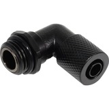 Alphacool Manguito roscado ES 8/5mm 90° - Recto -, Conexión negro
