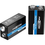 Ansmann 1505-0002 pila doméstica Batería de un solo uso Litio Batería de un solo uso, Litio, 9 V, 5 pieza(s), Negro, -40 - 60 °C