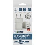 Ansmann Home Charger HC120PD-mini, 20 Watt, Cargador blanco