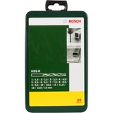 Bosch 2 607 019 446 broca 25 pieza(s), Conjuntos de brocas verde, Taladro, Acero rápido laminado (HSS-R), B0012RW4OU, 400 mm, 450 mm, 250 mm