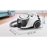 Bosch BGC41XALL, Aspiradora de suelo blanco