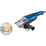 Bosch GWS 22-230 J Professional angle grinder amoladora angular 23 cm 6500 RPM 2200 W 5,5 kg azul, 6500 RPM, 23 cm, Corriente alterna, 5,5 kg