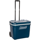 Coleman 50QT Xtreme Wheeled, Nevera azul/blanco
