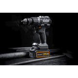 DEWALT Taladro atornillador percutor inalámbrico DCD85MM2T, 18 voltios, diseño McLaren, Taladro/destornillador gris/Negro