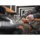 DEWALT Taladro atornillador percutor inalámbrico DCD85MM2T, 18 voltios, diseño McLaren, Taladro/destornillador gris/Negro