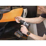 DEWALT Taladro atornillador percutor inalámbrico DCD85MM2T, 18 voltios, diseño McLaren, Taladro/destornillador gris/Negro