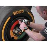DEWALT Taladro atornillador percutor inalámbrico DCD85MM2T, 18 voltios, diseño McLaren, Taladro/destornillador gris/Negro