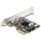 DeLOCK PCI Express x1 > 1in. USB 5 Gbps Tipo-E Key A, 90344, Controlador USB 