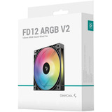 DeepCool FD12 ARGB V2, Ventilador negro/blanco