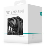 DeepCool FD12 V2 3IN1, Ventilador negro