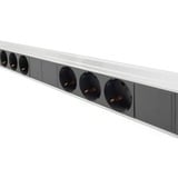 Digitus Regleta con perfil de aluminio, 18 tomas, 42U negro/Aluminio