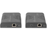 Digitus Set extensor KVM IP HDMI Full HD, Switch KVM negro