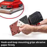 EINHELL Lijadora orbital Power X-Change TE-OS 18/230 Li-Solo, 18Volt rojo/Negro