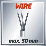 EINHELL TC-MD 50 multidetector digital Cable con corriente, Metal, Madera, Localizador rojo/Negro, 6F22, 9 V, 1 min, 150 g, 365 mm, 220 mm