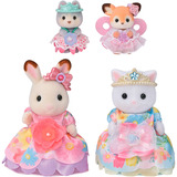 EPOCH Sylvanian Families - Set de figuras Princesas de las flores, Juegos de construcción 
