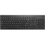 Kensington Kit de teclado y ratón recargable KM270 EQ – Inalámbrico, Juego de escritorio negro, Inalámbrico, RF Wireless + Bluetooth, Interruptor de membrana, QWERTZ, Negro, Ratón incluido