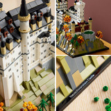 LEGO Architecture Castillo de Neuschwanstein, Juegos de construcción Juego de construcción, 18 año(s), Plástico, 3455 pieza(s), 3,57 kg