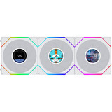 Lian Li UNI FAN TL LCD FLEX 120 Wireless, Ventilador blanco