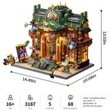 Lumibricks Biblioteca Steampunk Time Rift, Juegos de construcción 