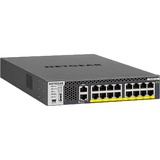 Netgear M4300-16X Gestionado L3 10G Ethernet (100/1000/10000) Energía sobre Ethernet (PoE) 1U Negro, Interruptor/Conmutador Gestionado, L3, 10G Ethernet (100/1000/10000), Energía sobre Ethernet (PoE), Montaje en rack, 1U