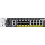 Netgear M4300-16X Gestionado L3 10G Ethernet (100/1000/10000) Energía sobre Ethernet (PoE) 1U Negro, Interruptor/Conmutador Gestionado, L3, 10G Ethernet (100/1000/10000), Energía sobre Ethernet (PoE), Montaje en rack, 1U