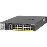 Netgear M4300-16X Gestionado L3 10G Ethernet (100/1000/10000) Energía sobre Ethernet (PoE) 1U Negro, Interruptor/Conmutador Gestionado, L3, 10G Ethernet (100/1000/10000), Energía sobre Ethernet (PoE), Montaje en rack, 1U