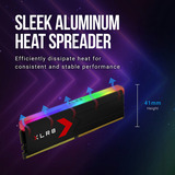 PNY MD32GK2D5640036XRGB, Memoria RAM negro