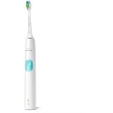 Philips 4300 series HX6807/35 cepillo eléctrico para dientes Adulto Cepillo dental sónico Color menta, Blanco, Cepillo de dientes eléctrico blanco, Batería, Batería integrada, Ión de litio, 110 - 220 V, 2 pieza(s), 2 pieza(s)