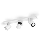 Philips Hue White & Color Ambiance Argenta 3er-Spot, Luz de LED blanco