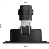 Philips Hue White & Color Ambiance Centura Foco Empotrable, Luz de LED blanco