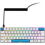 Sharkoon 4044951041947, Teclado para gaming blanco