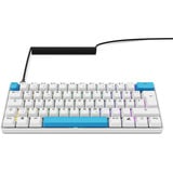 Sharkoon SKILLER SGK50 S4 Gen2 PBT, Teclado para gaming blanco