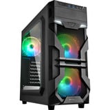 Sharkoon VG7-W RGB Reacondicionado, Cajas de torre negro