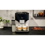 Siemens EQ.500 TQ517D03 cafetera eléctrica Totalmente automática Máquina espresso 1,9 L, Superautomática acero fino/Negro brillante, Máquina espresso, 1,9 L, Granos de café, Molinillo integrado, 1500 W, Negro, Acero inoxidable