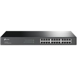 TP-Link TL-SG1024 No administrado Gigabit Ethernet (10/100/1000) 1U Negro, Interruptor/Conmutador negro, No administrado, Gigabit Ethernet (10/100/1000), Bidireccional completo (Full duplex), Montaje en rack, 1U, Minorista