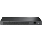 TP-Link TL-SG1024 No administrado Gigabit Ethernet (10/100/1000) 1U Negro, Interruptor/Conmutador negro, No administrado, Gigabit Ethernet (10/100/1000), Bidireccional completo (Full duplex), Montaje en rack, 1U, Minorista