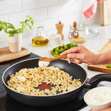 Tefal Set de sartenes Generous Cook, 2 piezas, Juego de sartenes negro
